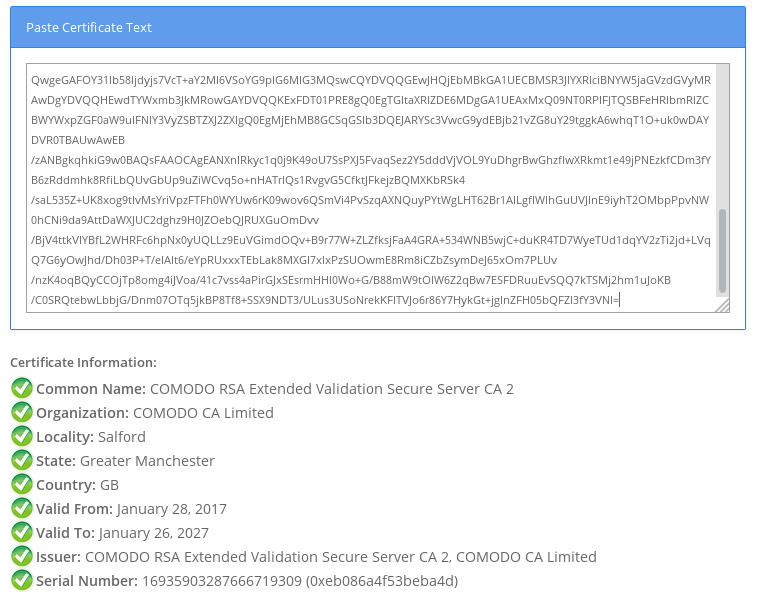 Gefälschtes Comodo-Root-Zertifikat